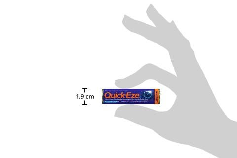 Product image showing the size of pack of QUICK_EZE Original stick